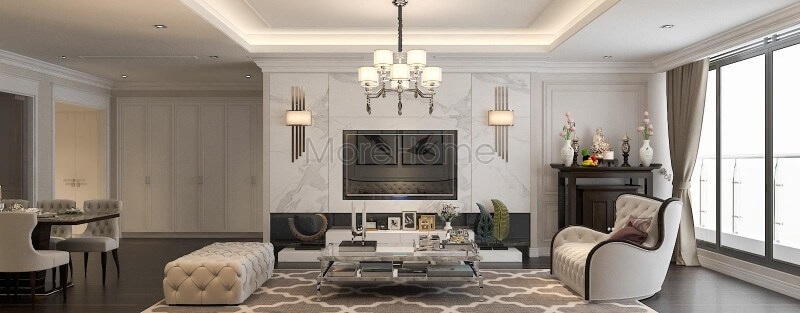 Thiết kế nội thất căn hộ chung cư TSQ Mỗ Lao